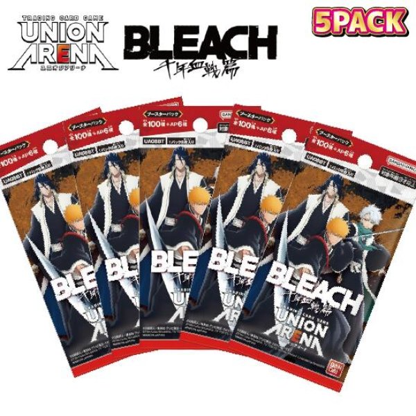 画像1: 【５パック】ユニオンアリーナ ブリーチ UNION ARENA ブースターパック BLEACH 千年血戦篇 UA08BT (1)